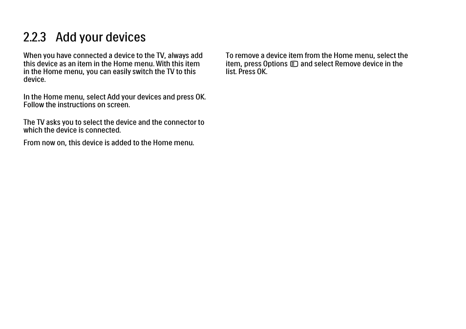 3 add your devices | Philips 32PFL9604H User Manual | Page 81 / 263