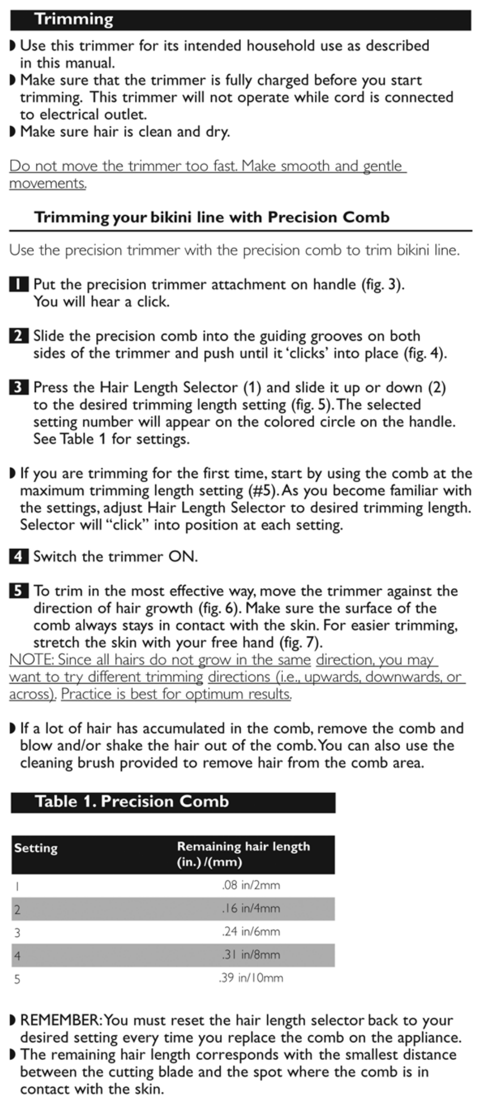 Philips HP6380/00 User Manual | Page 7 / 11