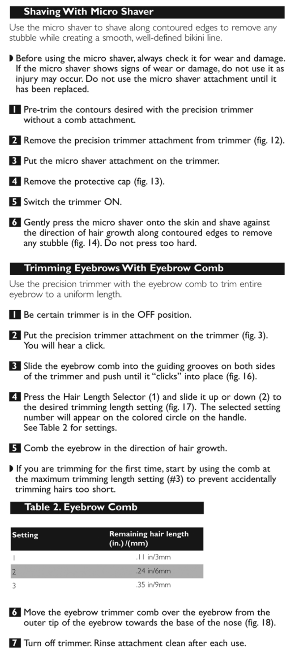 Philips HP6380/00 User Manual | Page 9 / 11