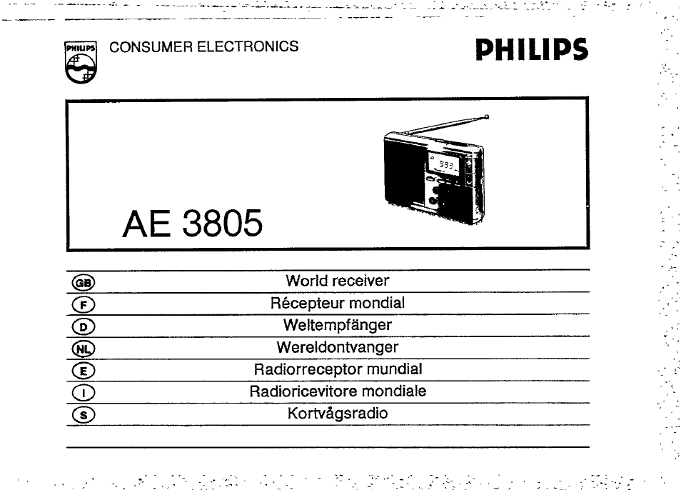 Philips | Philips AE 3805 User Manual | Page 3 / 11