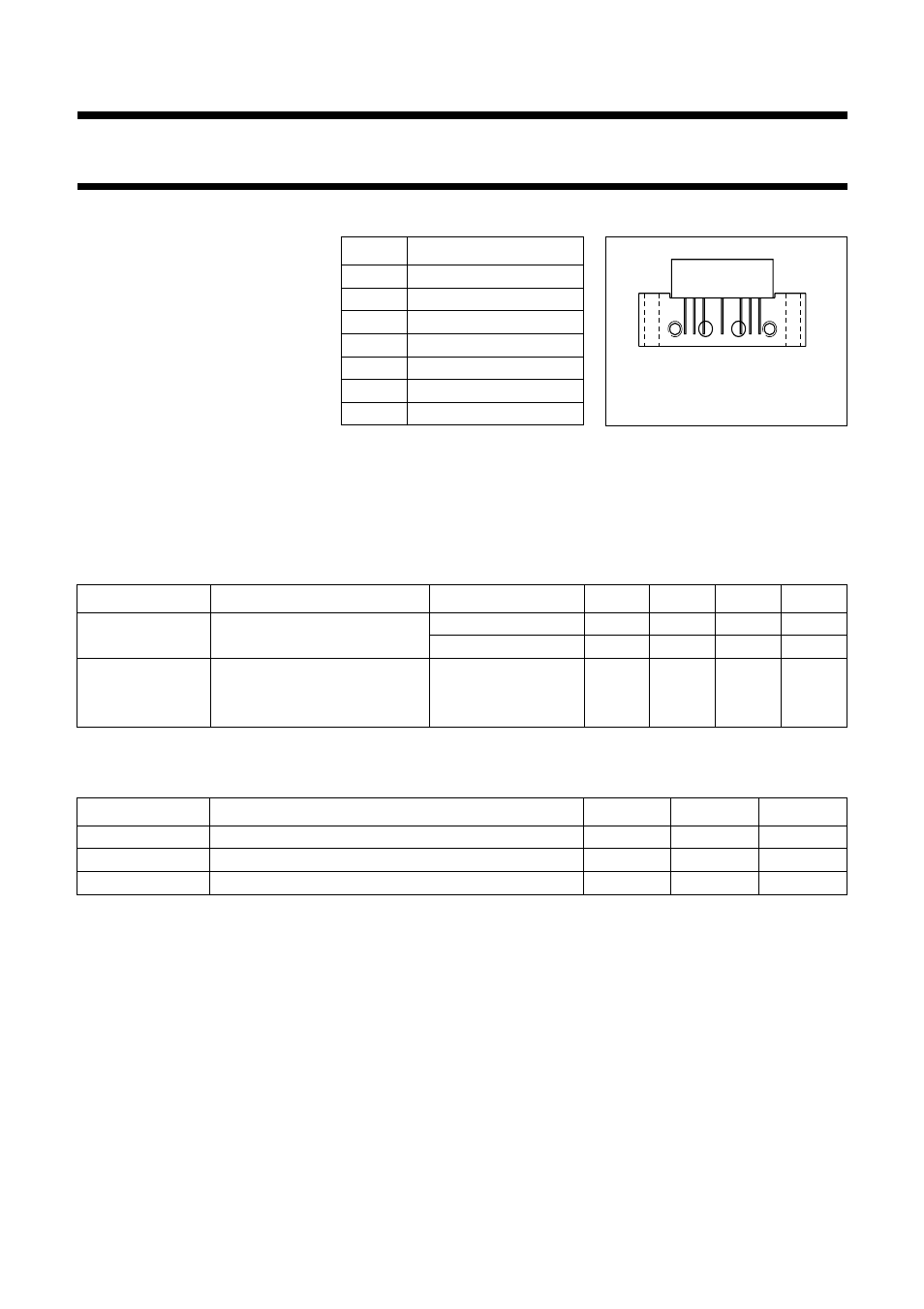 Features, Pinning, Description | Quick reference data, Limiting values, Catv amplifier modules bgy86; bgy87 | Philips BGY87 User Manual | Page 2 / 8