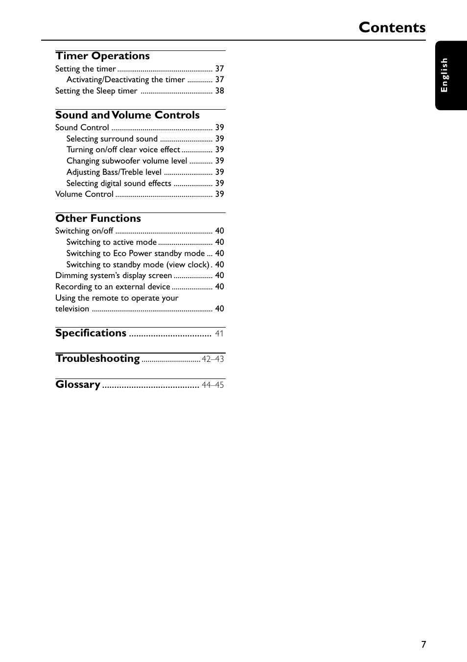 Philips MX5700D User Manual | Page 7 / 45