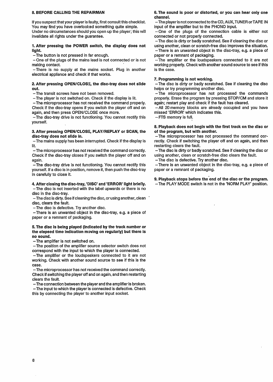 Philips CD 960 User Manual | Page 10 / 14