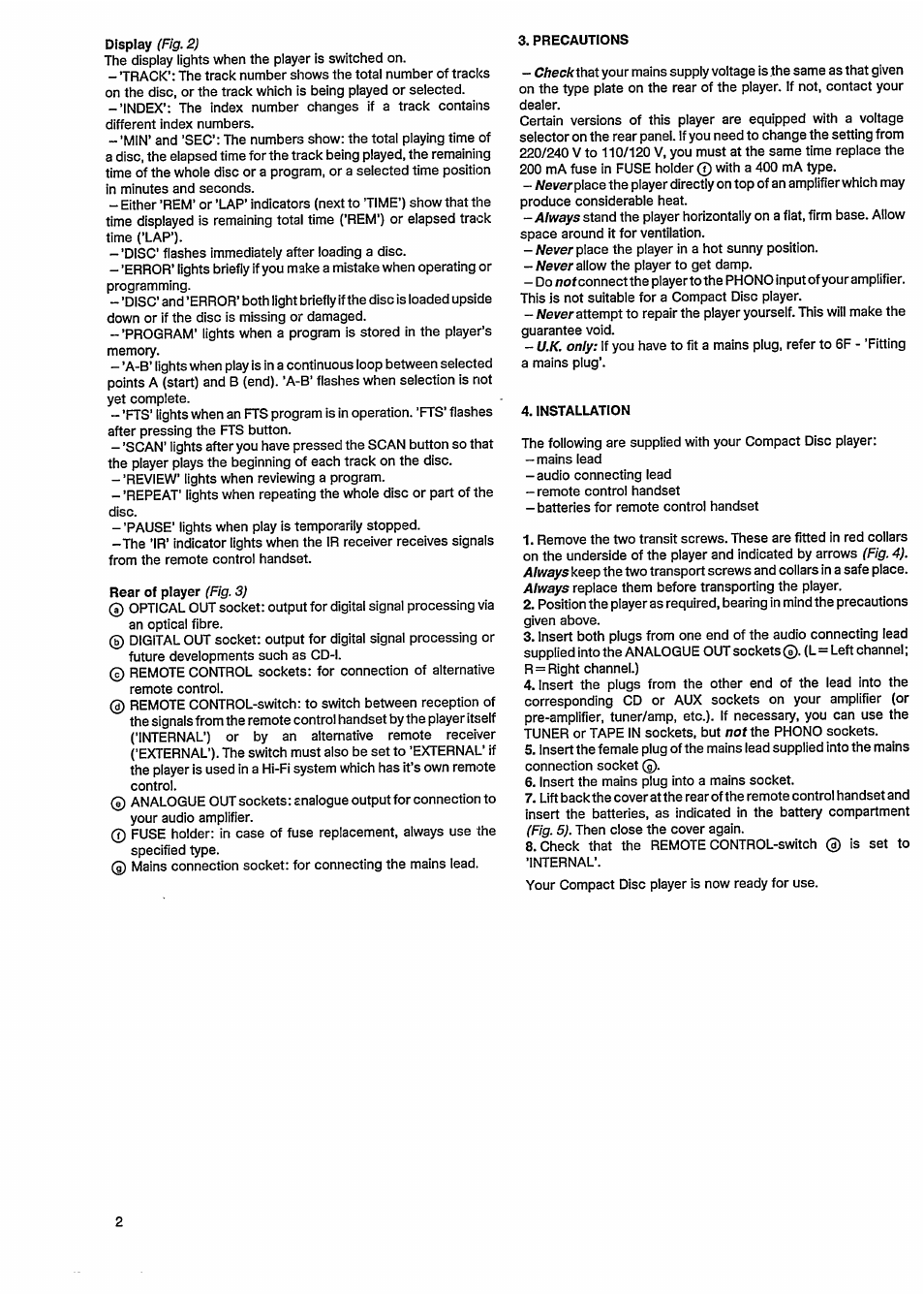 Philips CD 960 User Manual | Page 4 / 14