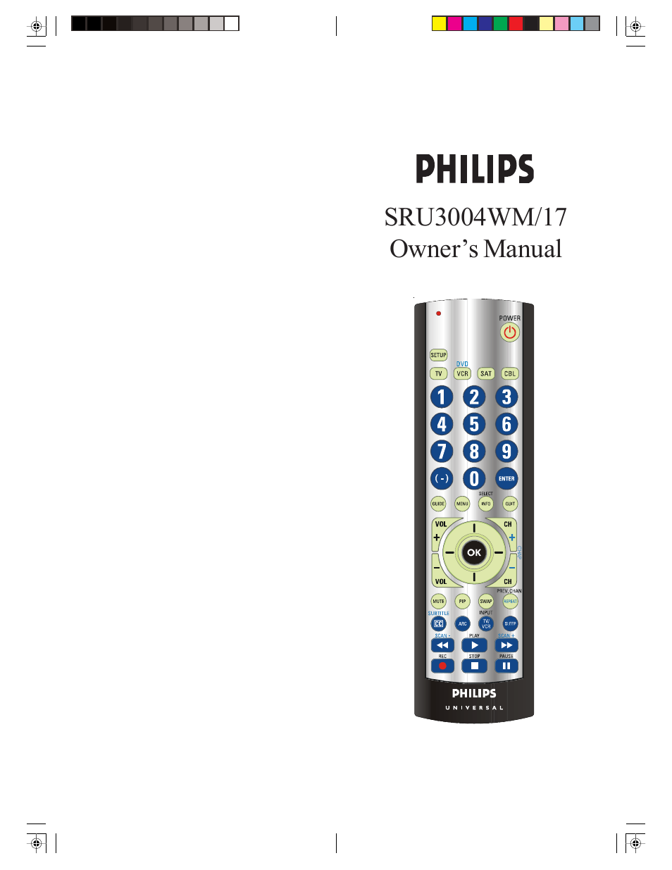 Philips sru3004wm/17 User Manual | 17 pages