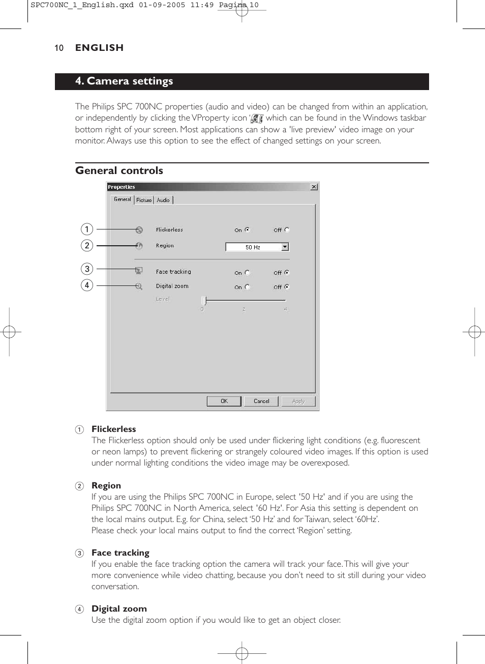 Philips SPC 700NC User Manual | Page 10 / 22