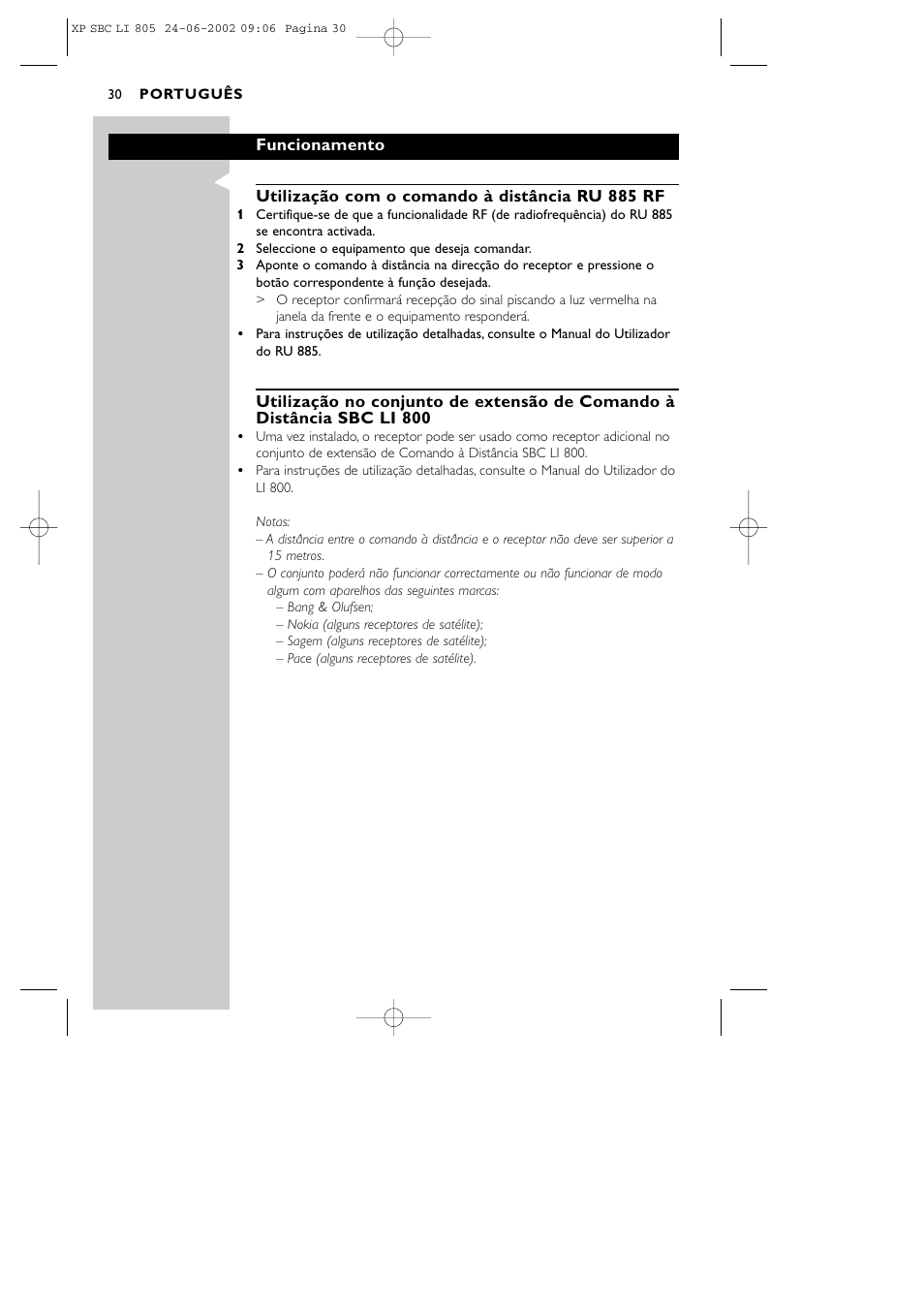 Philips SBCLI805 User Manual | Page 30 / 52