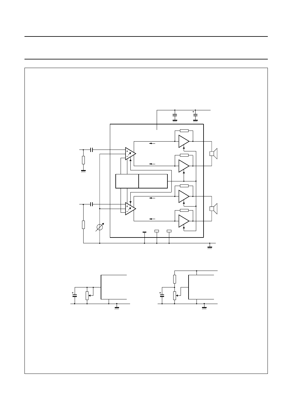 Fig.13 test and application diagram | Philips TDA7053A User Manual | Page 10 / 16