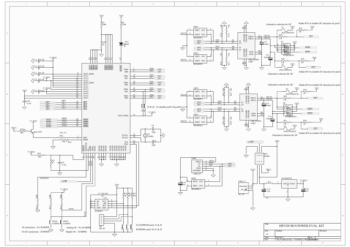 Isp1520 bus power eval. kit | Philips ISP1520 User Manual | Page 11 / 18