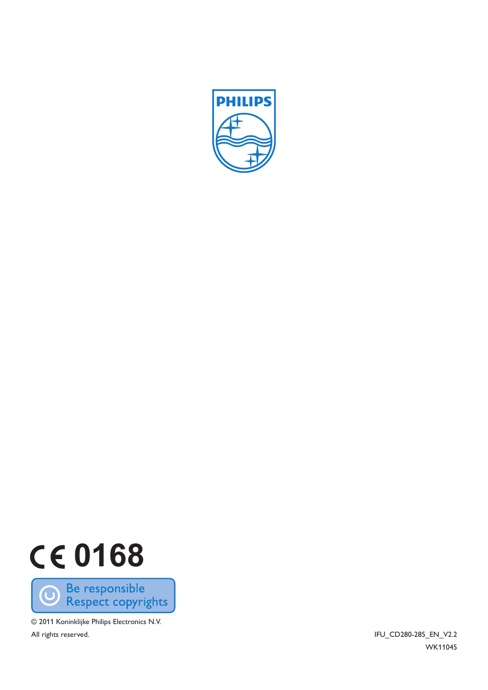 Philips CD285 User Manual | Page 40 / 40