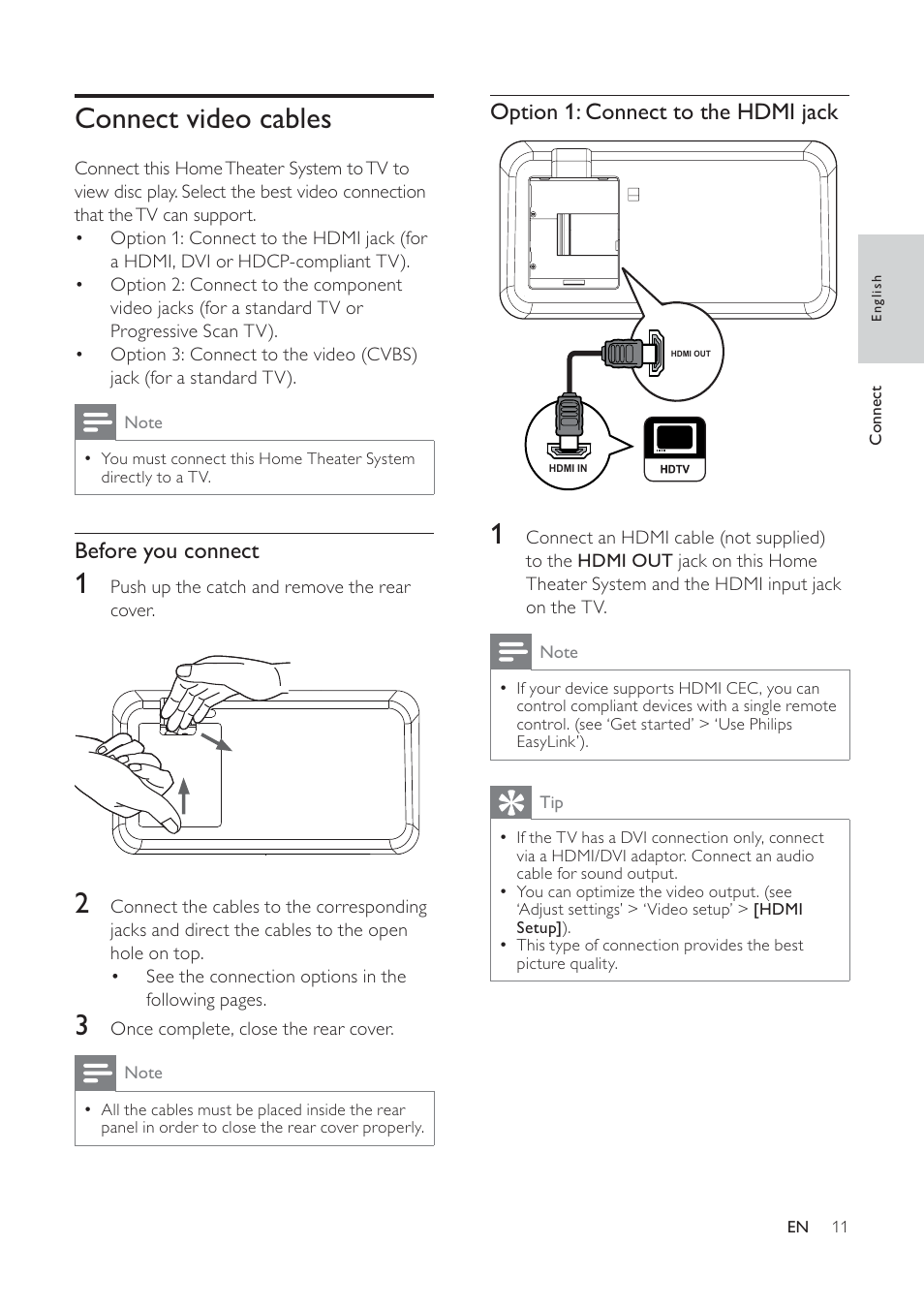 Philips HTS6520/93 User Manual | Page 11 / 51