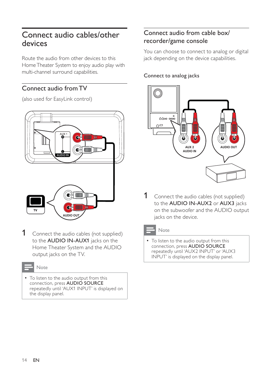 Philips HTS6520/93 User Manual | Page 14 / 51