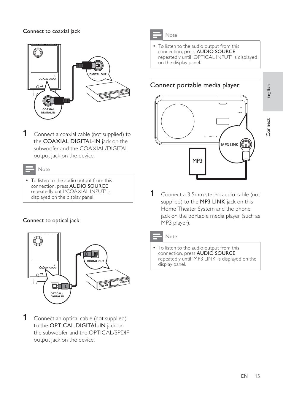 Philips HTS6520/93 User Manual | Page 15 / 51
