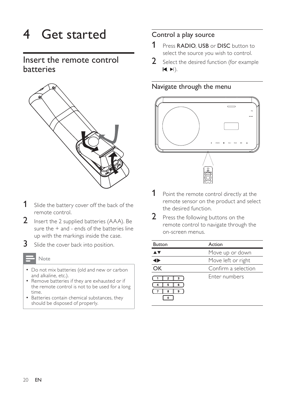 Philips HTS6520/93 User Manual | Page 20 / 51