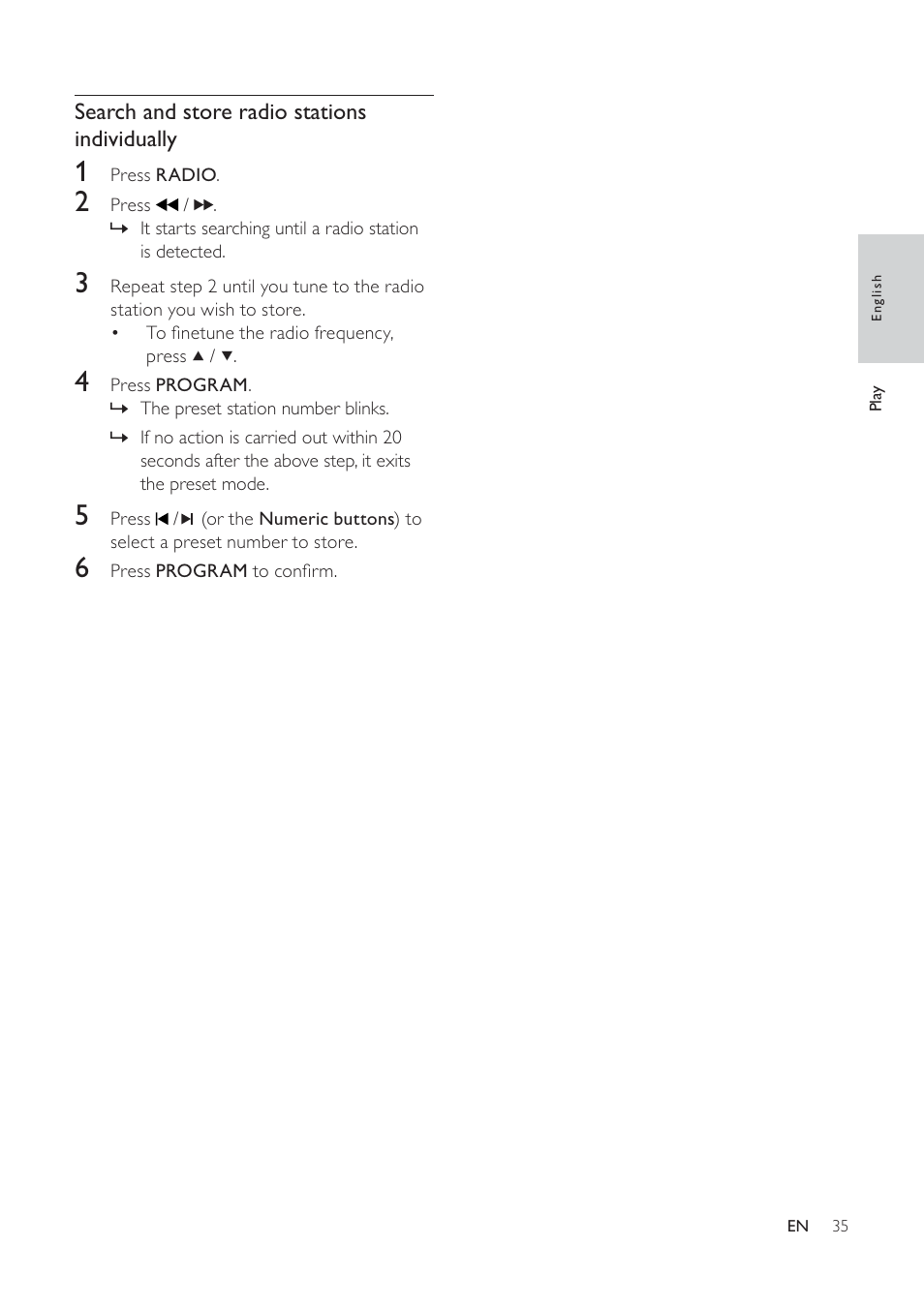 Philips HTS6520/93 User Manual | Page 35 / 51