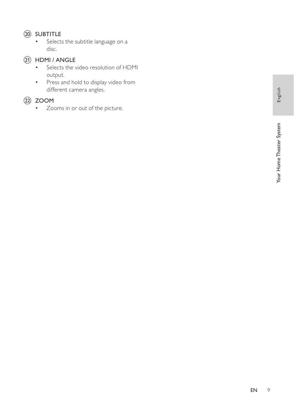 Philips HTS6520/93 User Manual | Page 9 / 51