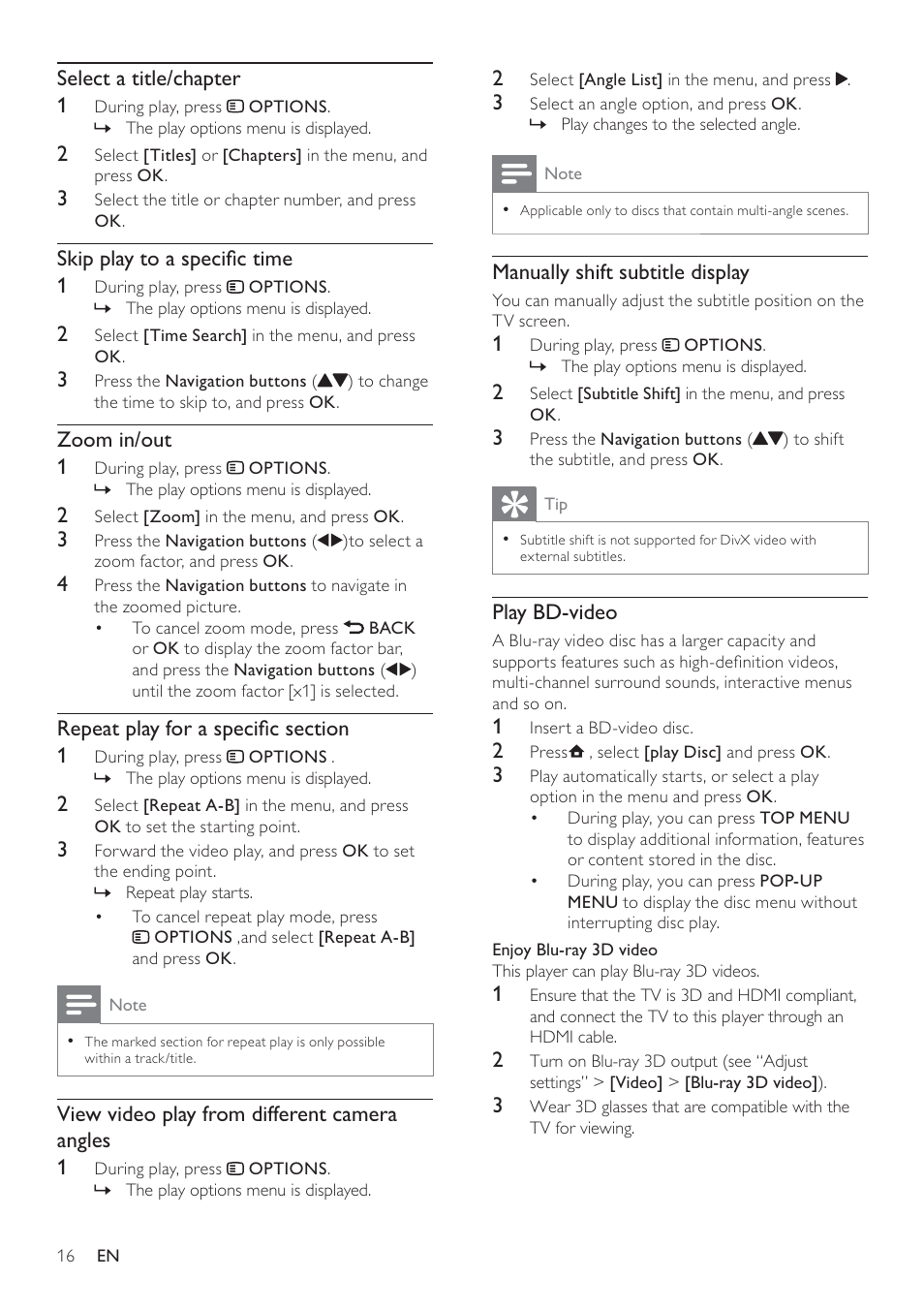 Philips BDP7500 MK II User Manual | Page 15 / 50