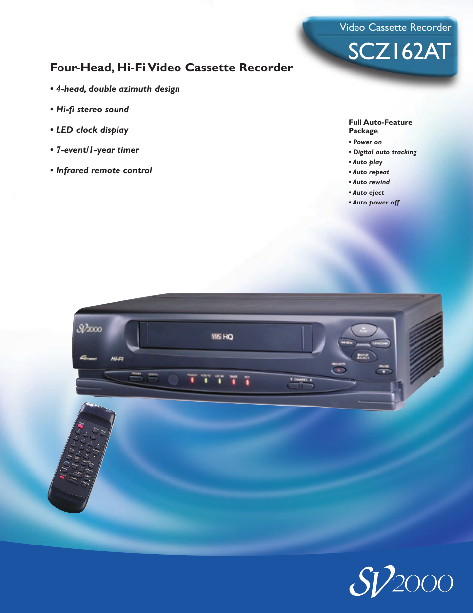 Philips SCZ162AT User Manual | 2 pages