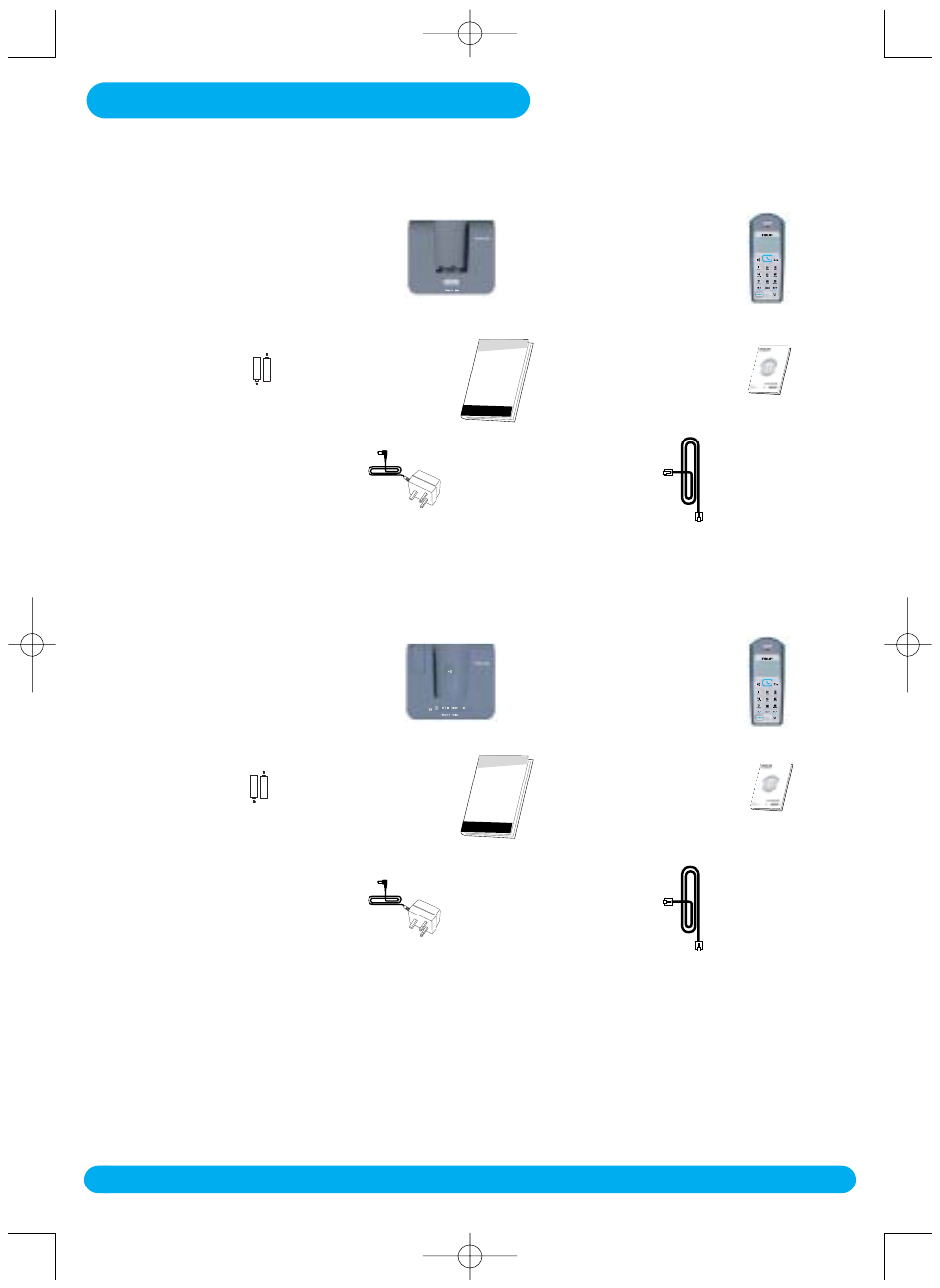 Unpacking your dect 511, Unpacking your dect 515 | Philips DECT515 User Manual | Page 15 / 67