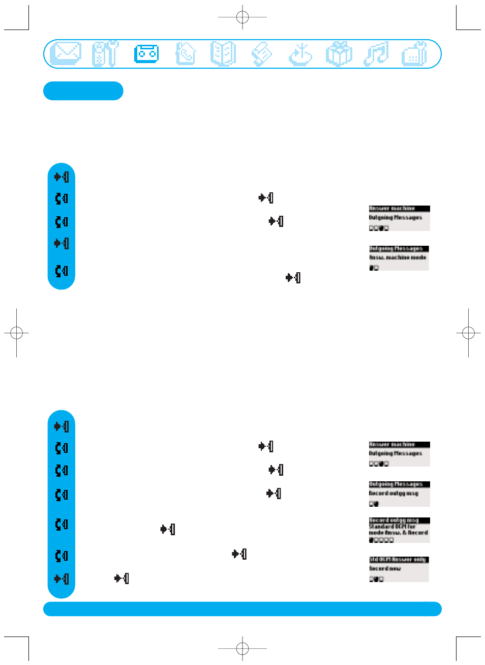 Settings | Philips DECT515 User Manual | Page 34 / 67