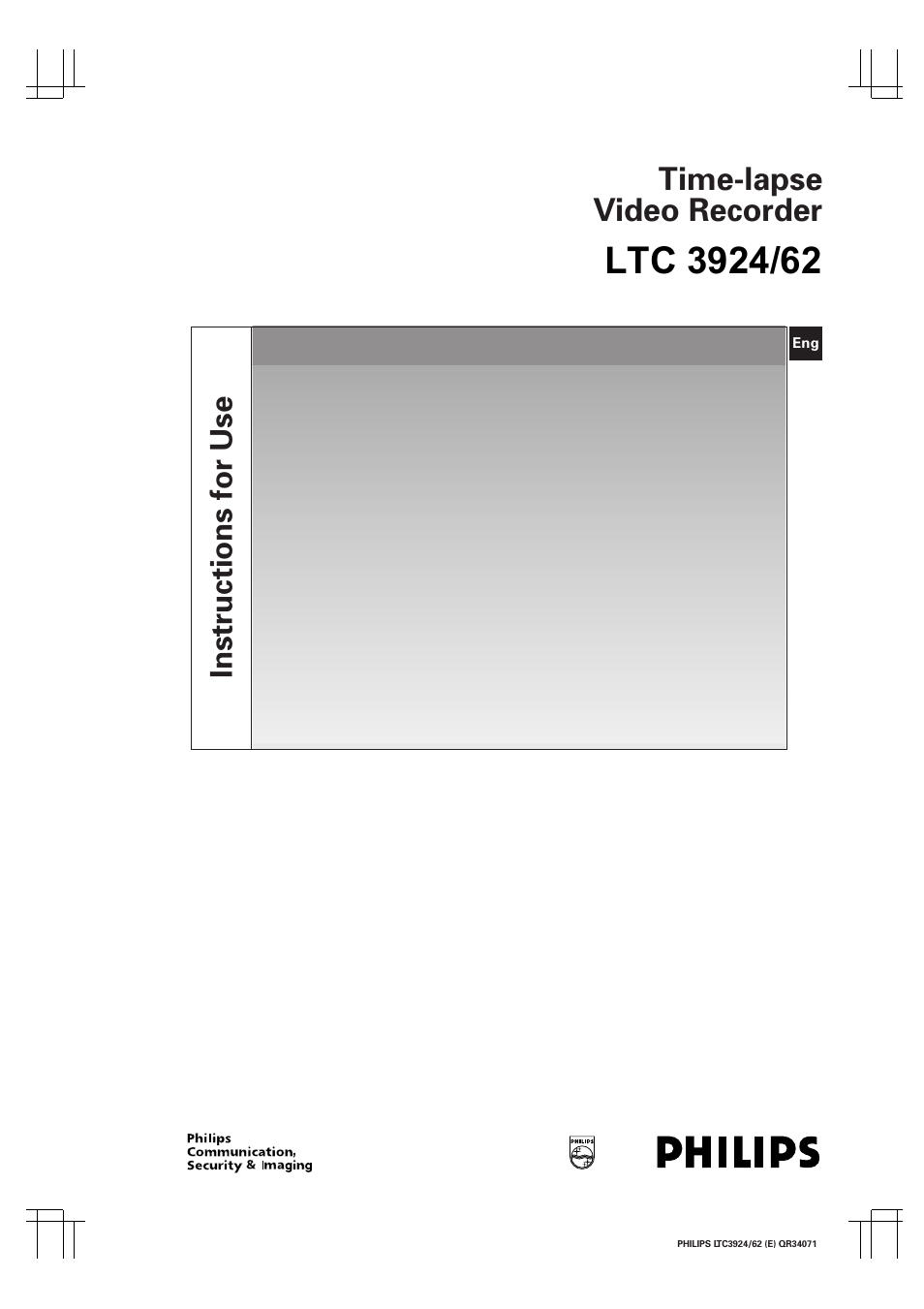 Philips LTC 3924 User Manual | 28 pages