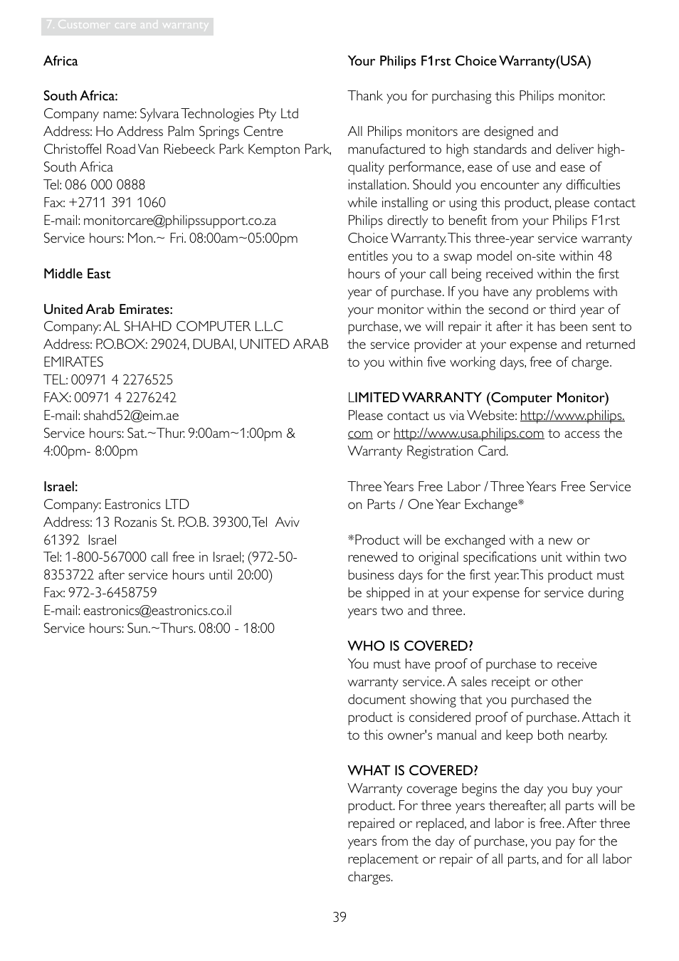 Philips 2.44E+04 User Manual | Page 41 / 51