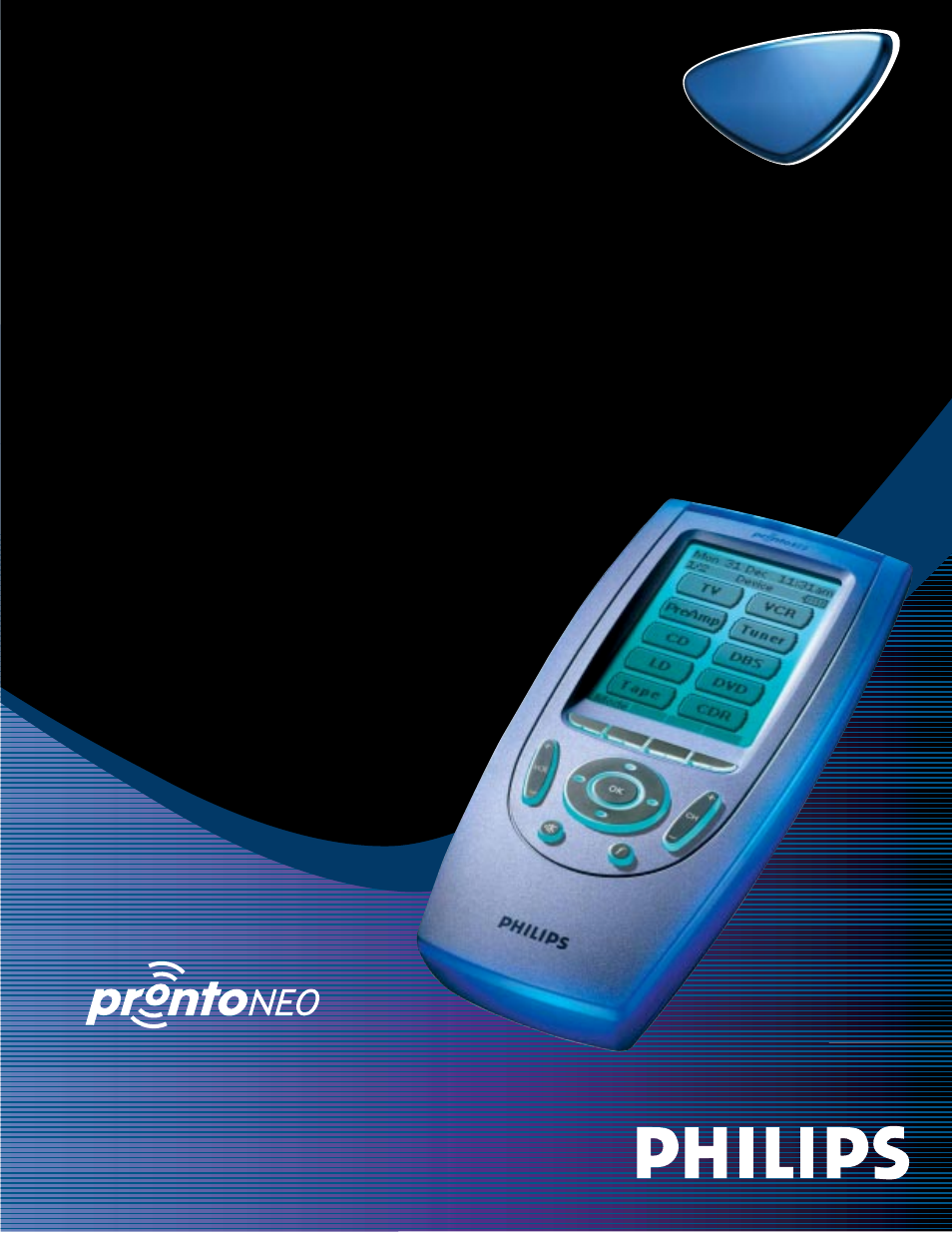 Philips ProntoNEO Universal Home Theater Remote Control User Manual | 2 pages