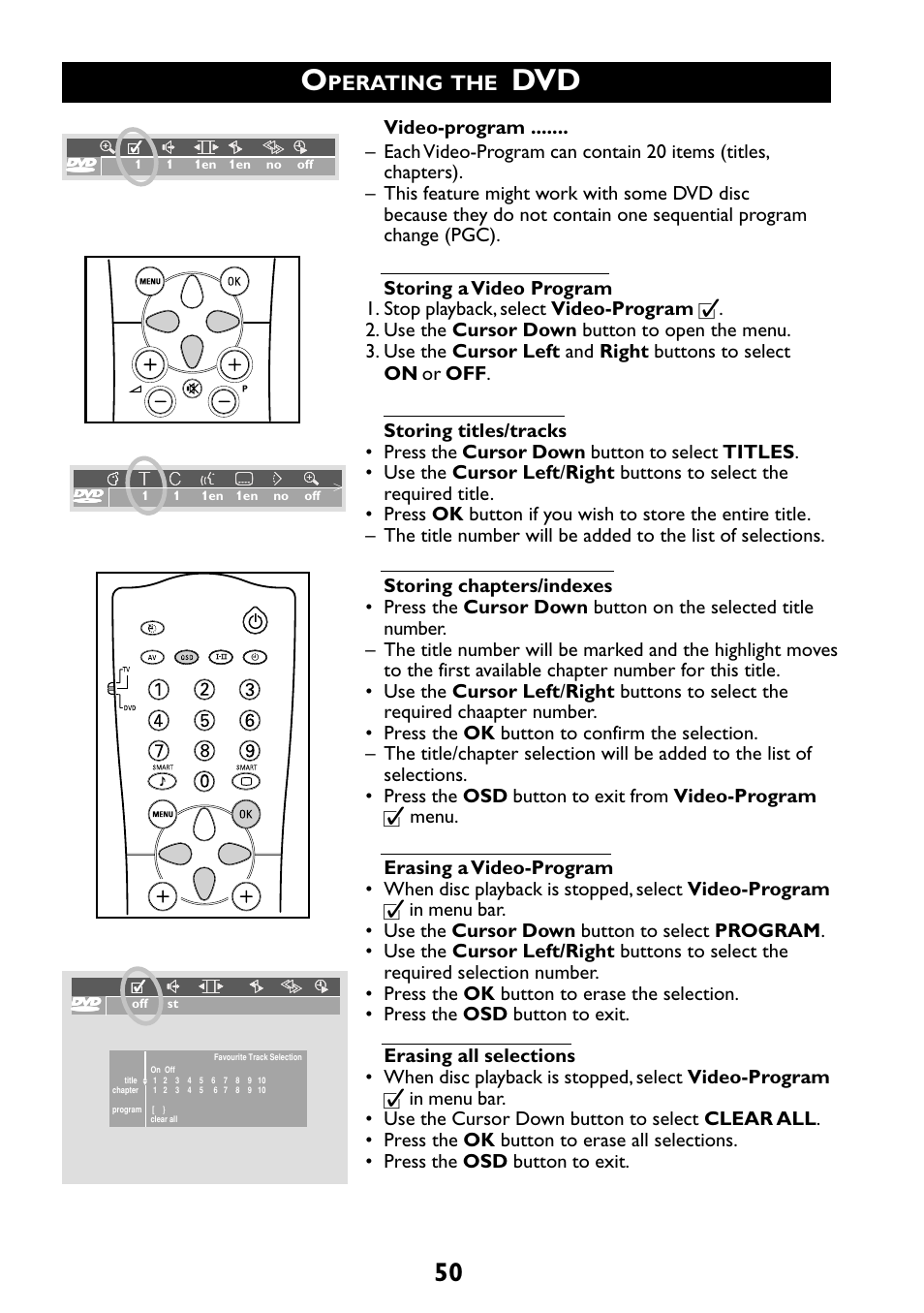 Perating | Philips 29PT6961 User Manual | Page 50 / 54