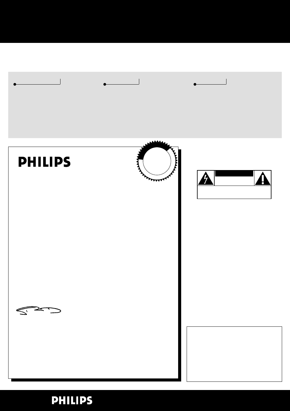 Ssa affe etty y, Hurry, Warranty verification | Owner confirmation, Model registration, Know these, Symbols | Philips FR-968 User Manual | Page 2 / 92