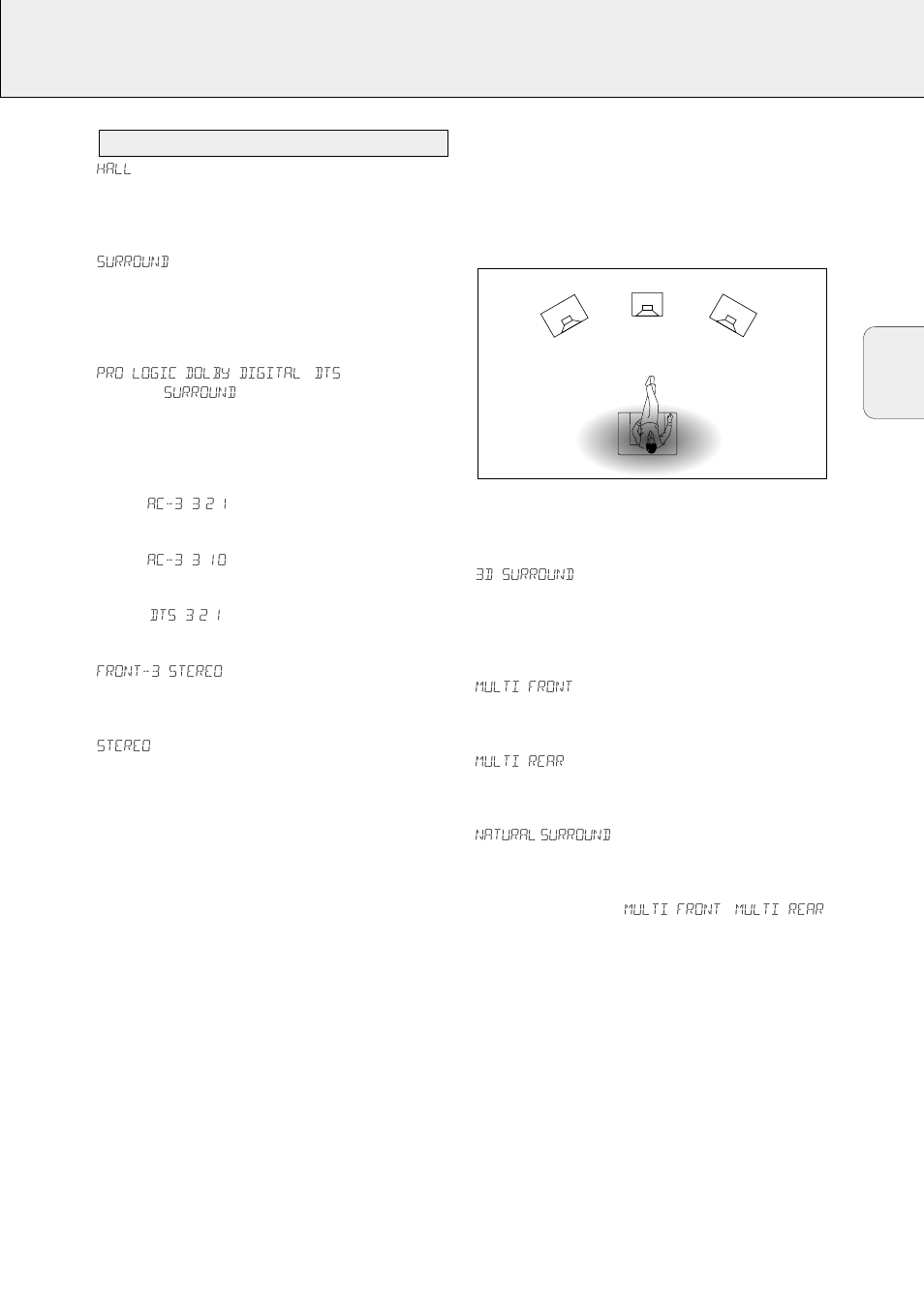 Sonido envolvente | Philips FR-968 User Manual | Page 77 / 92