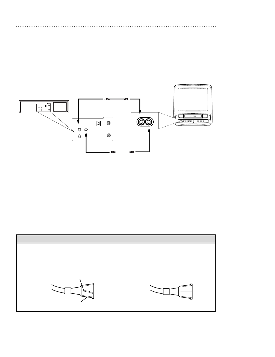 Hooking up the tv/vcr (cont’d) 7, Helpful hints, Plug in the tv/vcr | Before you turn on the tv/vcr, go to page nine | Philips CCZ132AT User Manual | Page 7 / 52