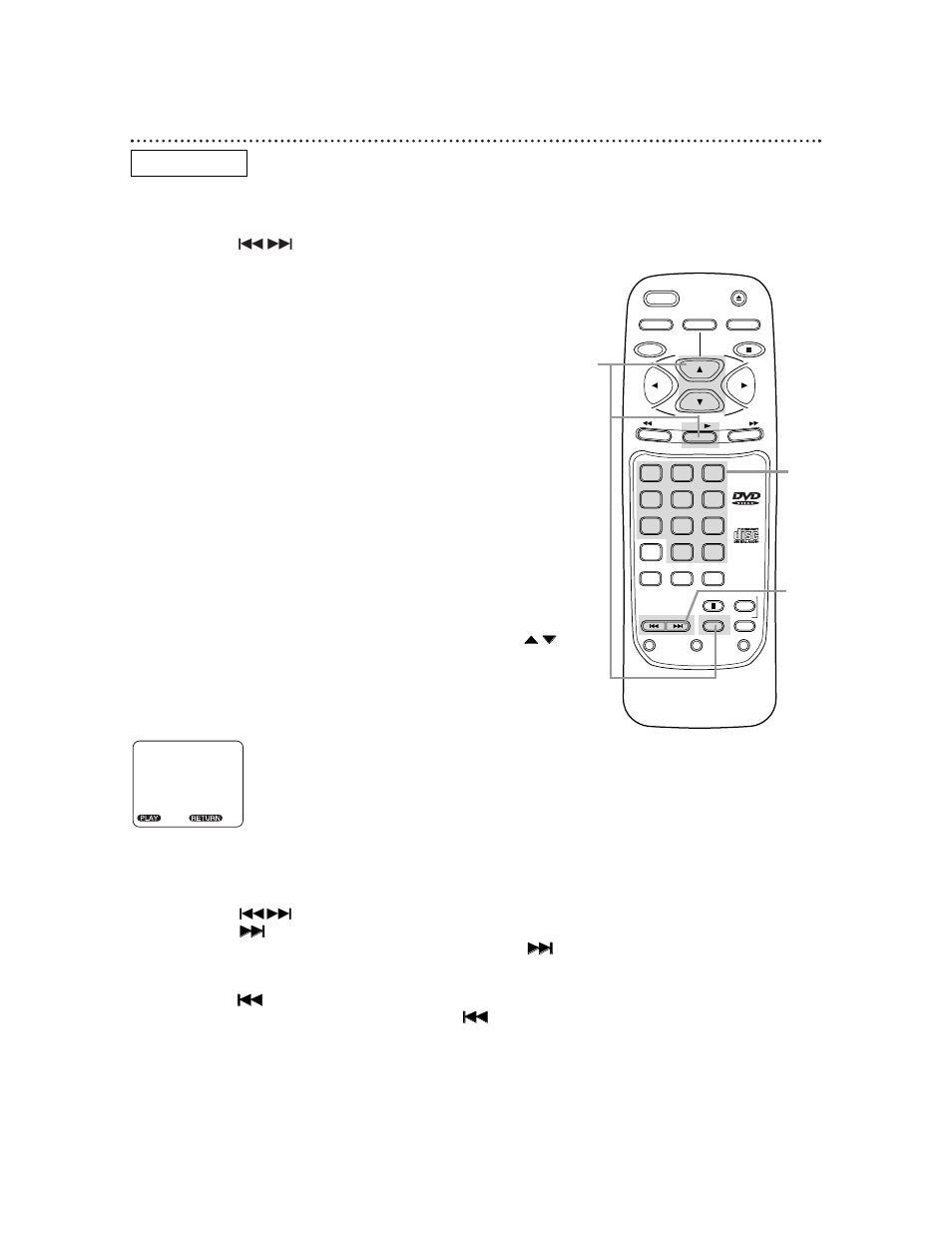 Ac b, 24 track playback, Starting playback at a specific track | Audio cd | Philips SVD100 User Manual | Page 24 / 52