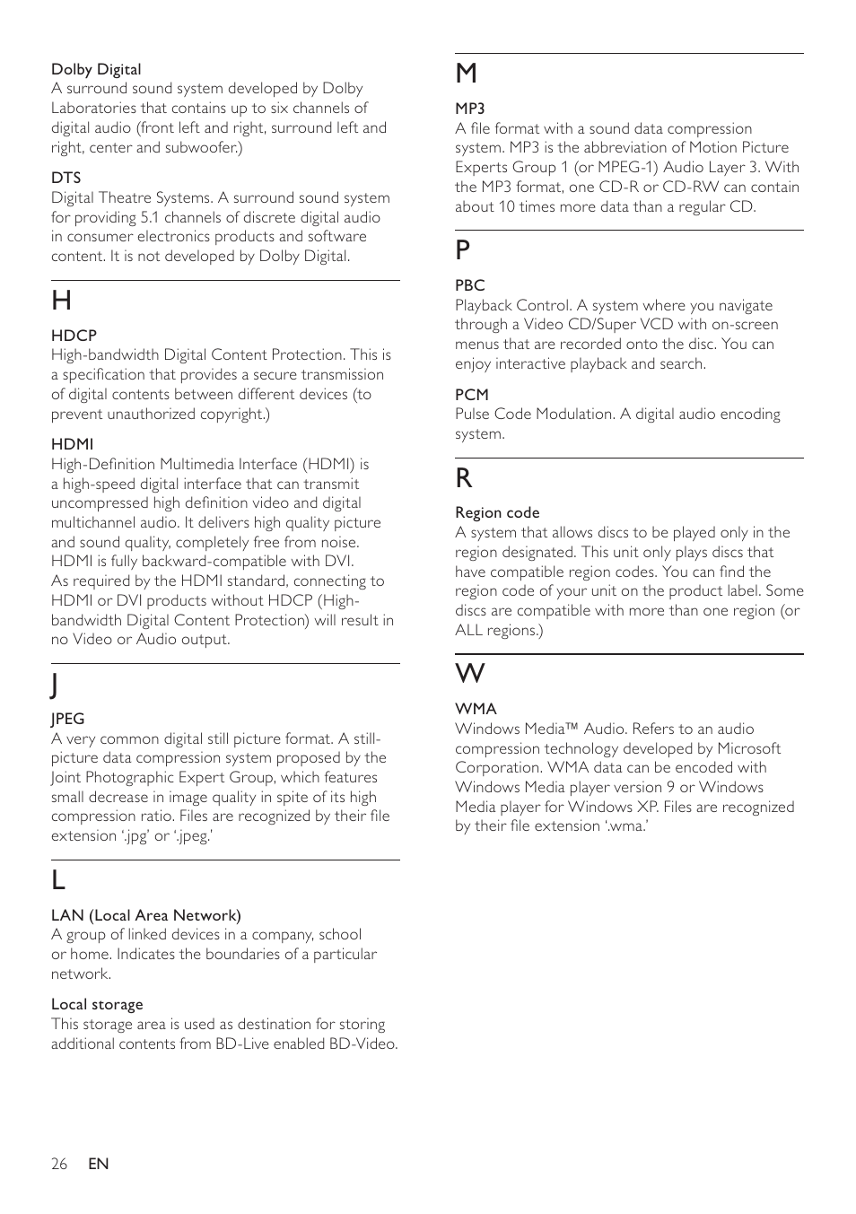 Philips BDP5100 User Manual | Page 25 / 48