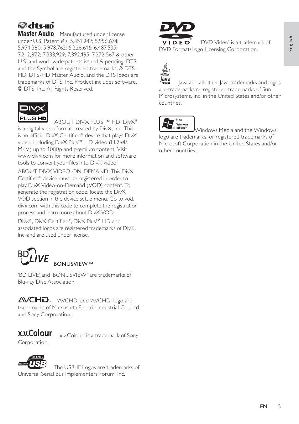 Philips BDP5100 User Manual | Page 4 / 48