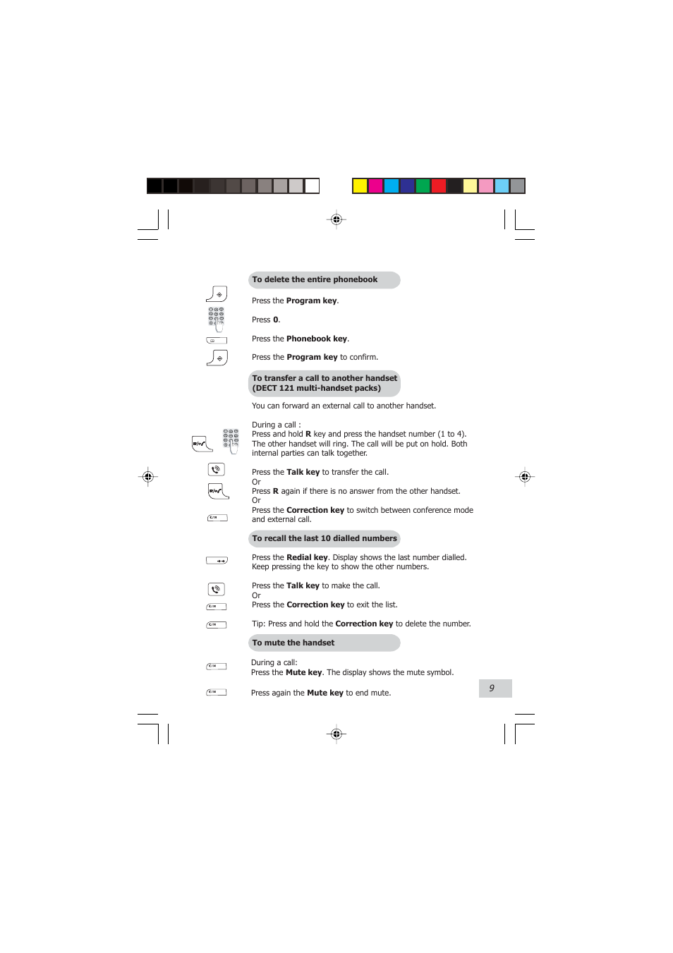 Philips DECT 121 User Manual | Page 10 / 18