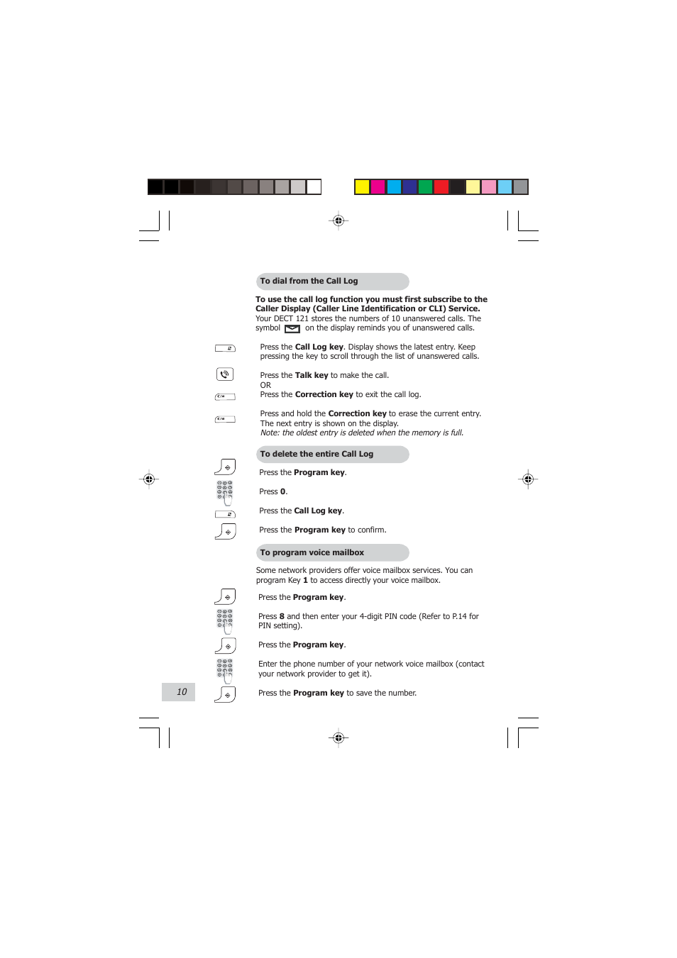 Philips DECT 121 User Manual | Page 11 / 18