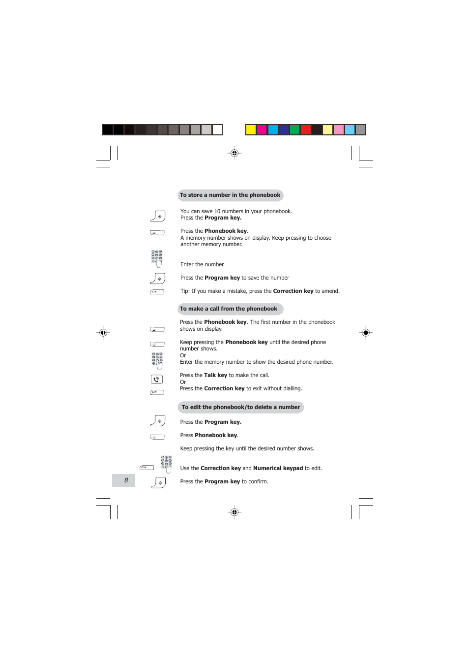 Philips DECT 121 User Manual | Page 9 / 18