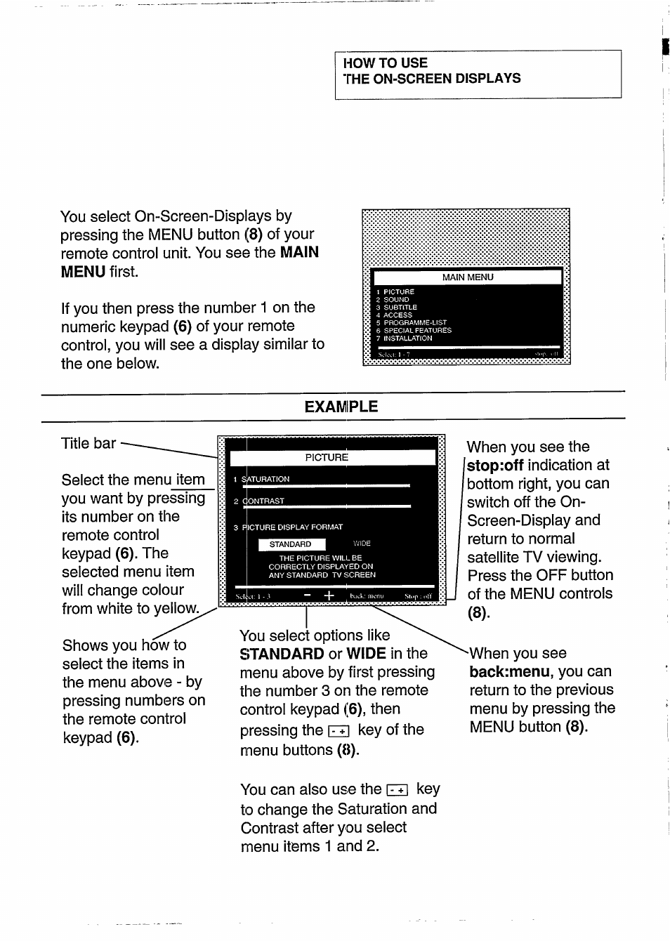 Example | Philips STU 901/25R User Manual | Page 28 / 30