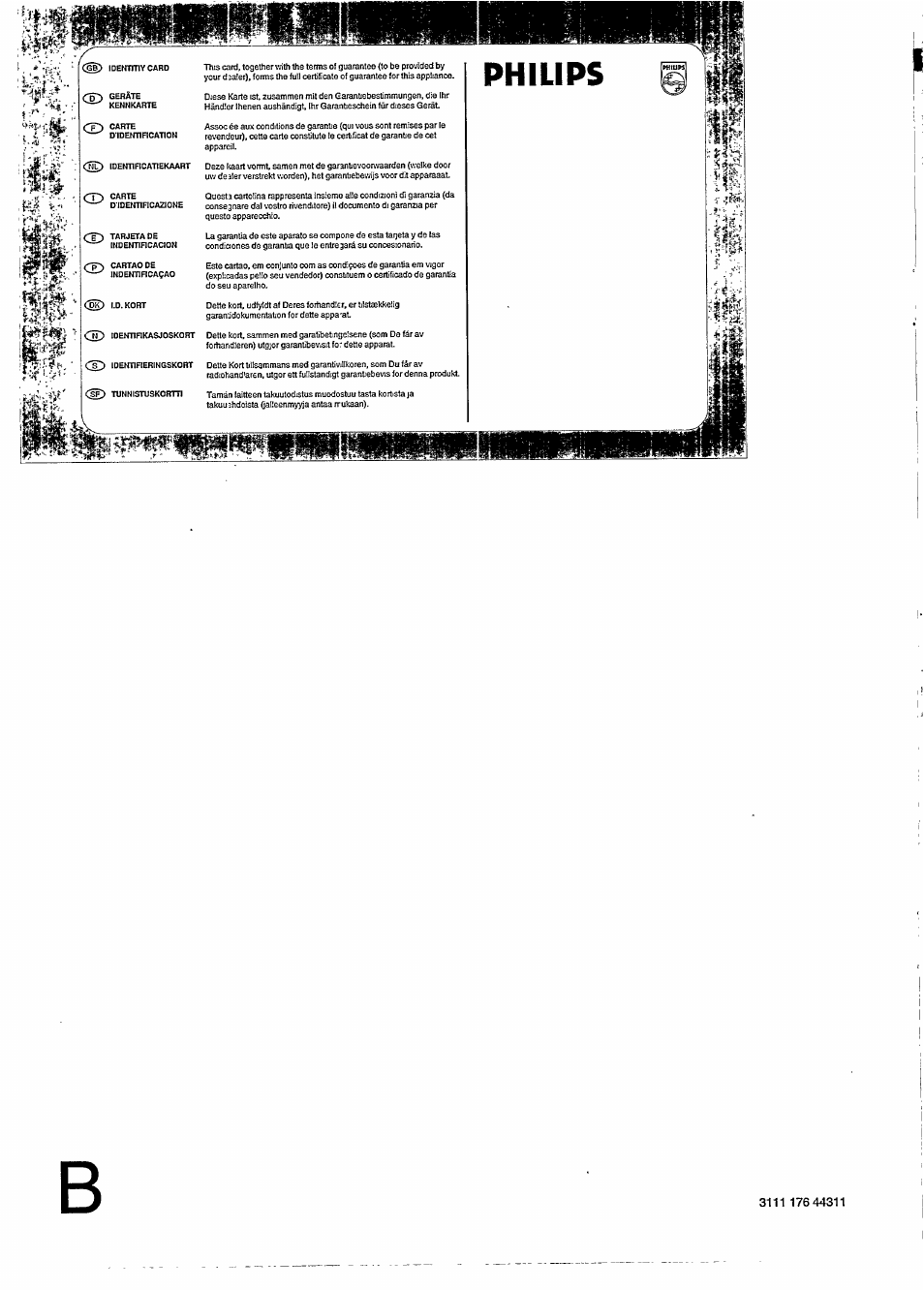 Philips | Philips STU 901/25R User Manual | Page 30 / 30