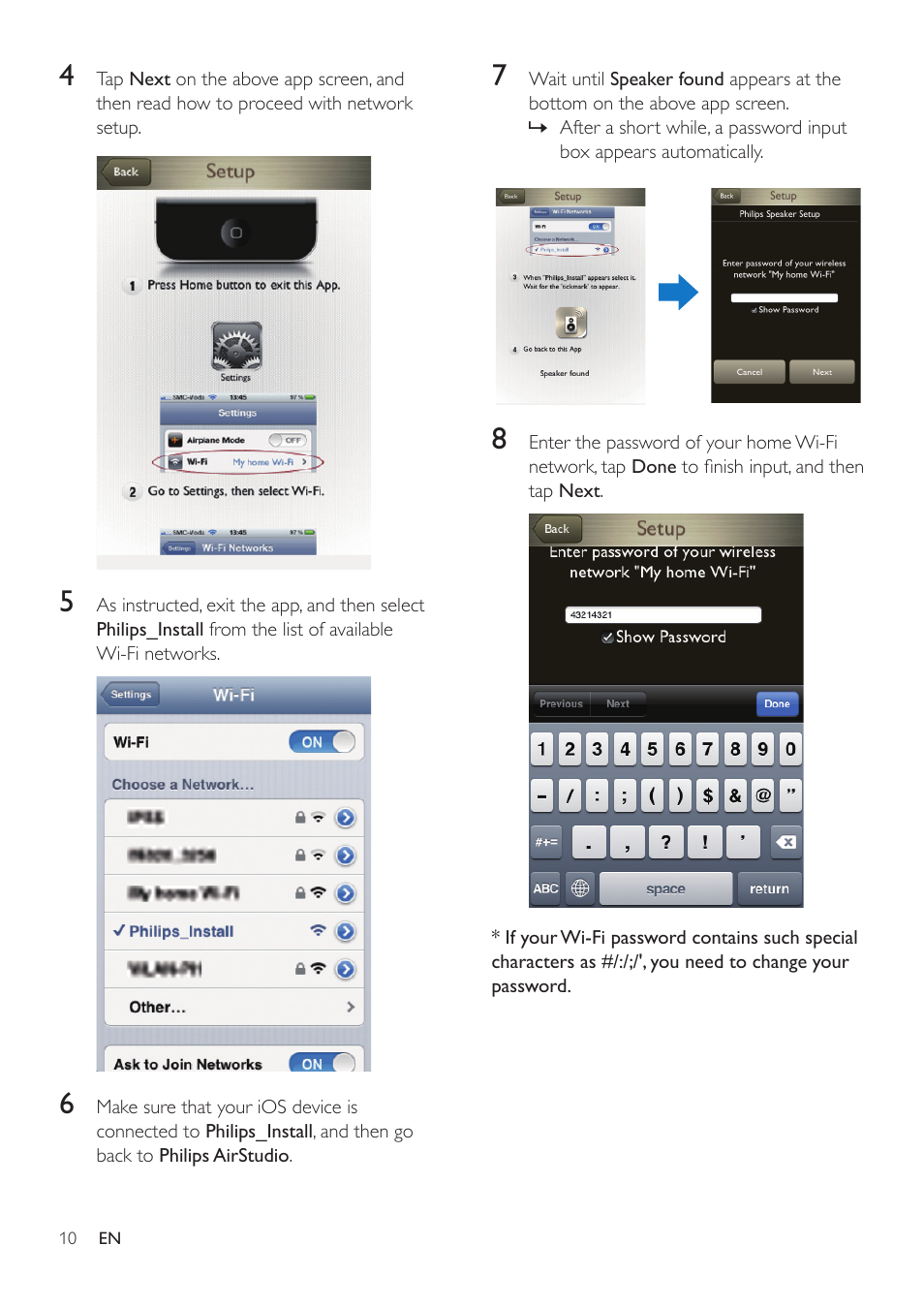 Philips AW5000 User Manual | Page 12 / 32