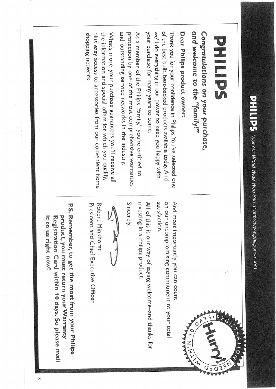 Philips | Philips FW830C User Manual | Page 3 / 80
