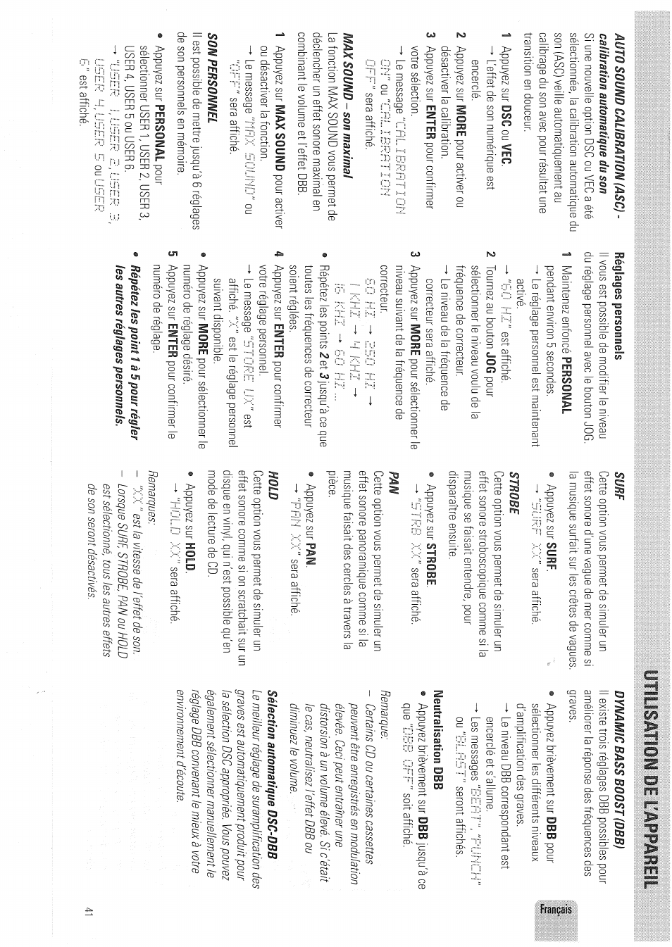 Ütil5sät30m oe luâppâreil | Philips FW830C User Manual | Page 41 / 80