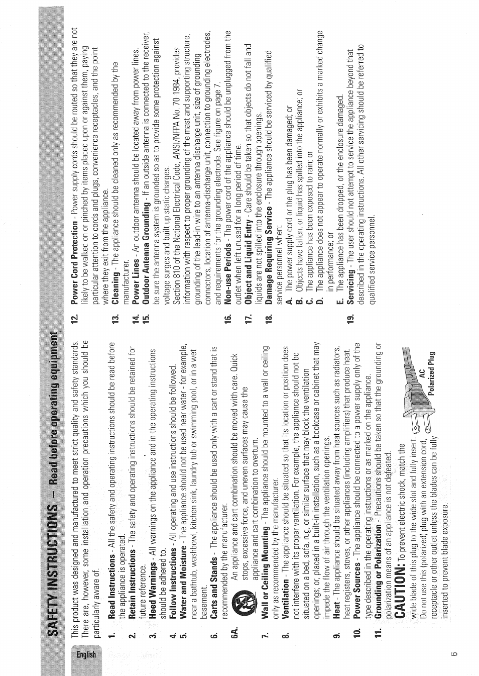 Philips FW830C User Manual | Page 6 / 80