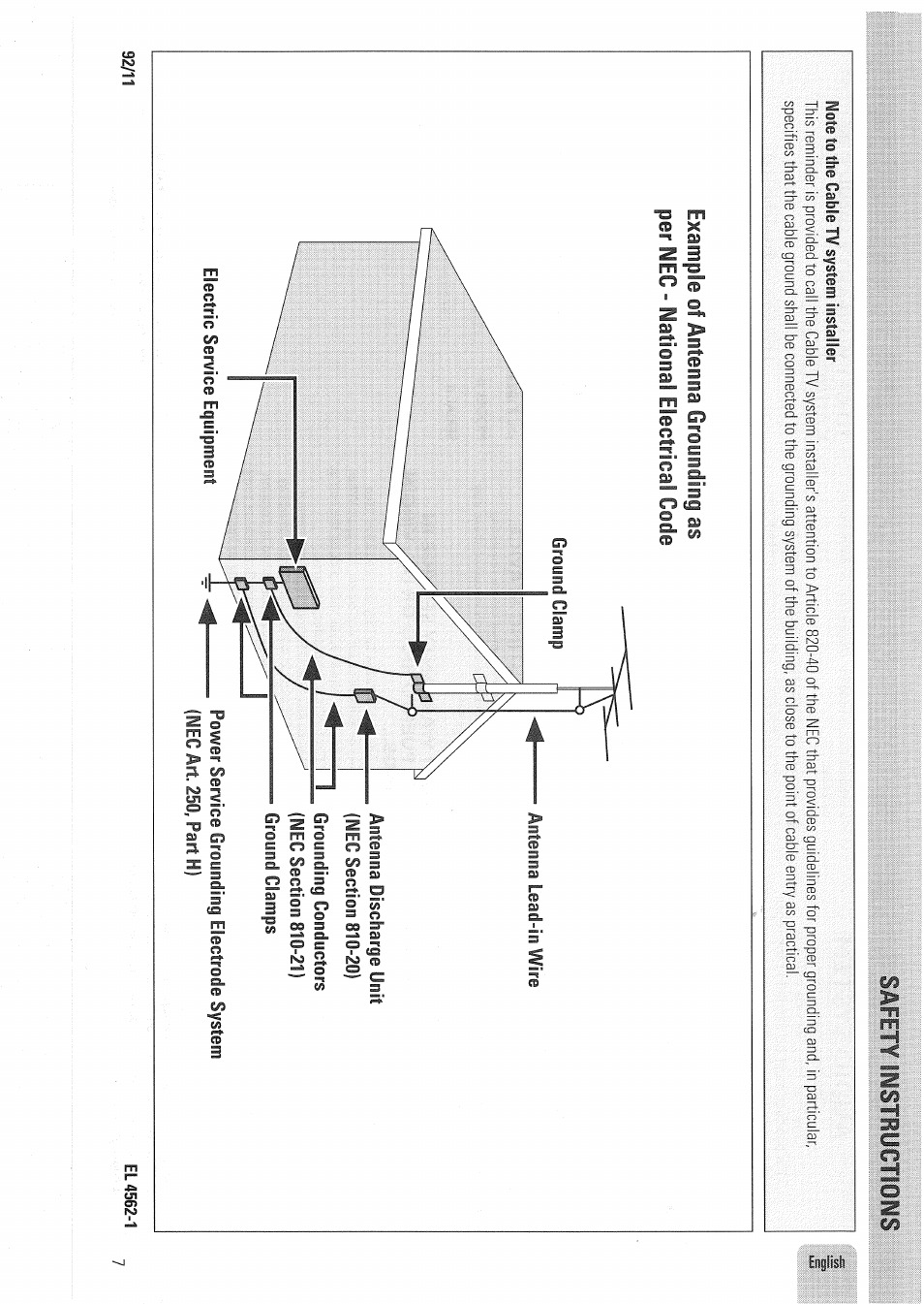 Sftfety iistructlois | Philips FW830C User Manual | Page 7 / 80