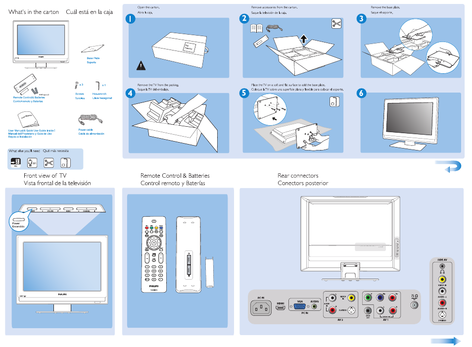 Philips 19PFL5422D User Manual | 2 pages