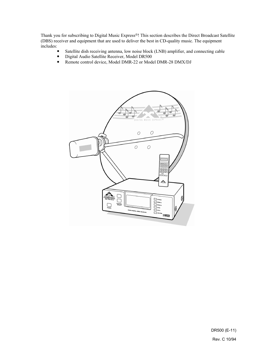 Philips Digital Audio Satellite Receiver DR500 User Manual | Page 11 / 47