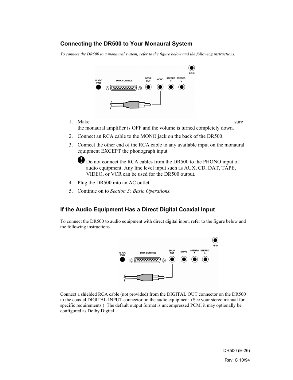 Philips Digital Audio Satellite Receiver DR500 User Manual | Page 26 / 47