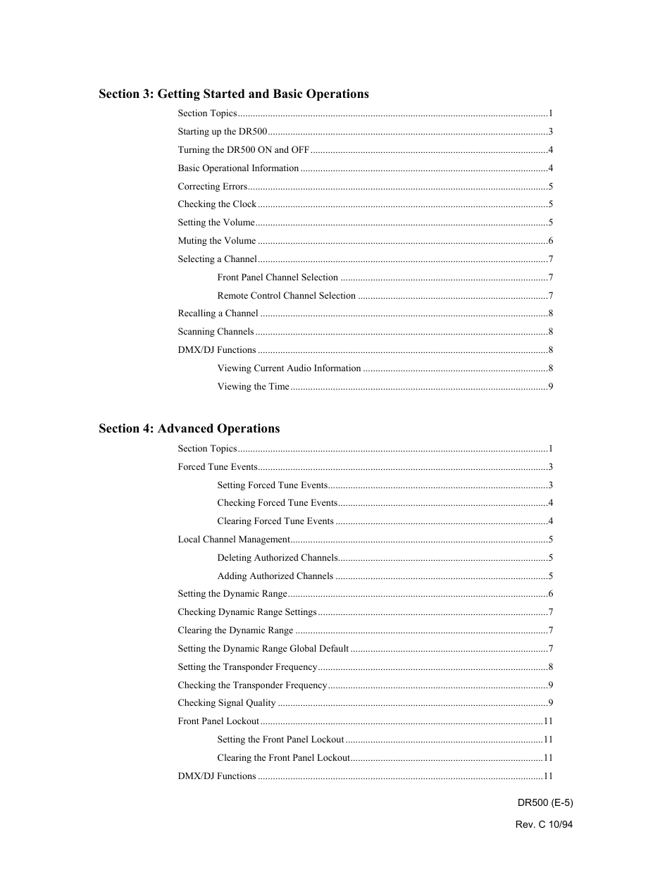 Philips Digital Audio Satellite Receiver DR500 User Manual | Page 5 / 47