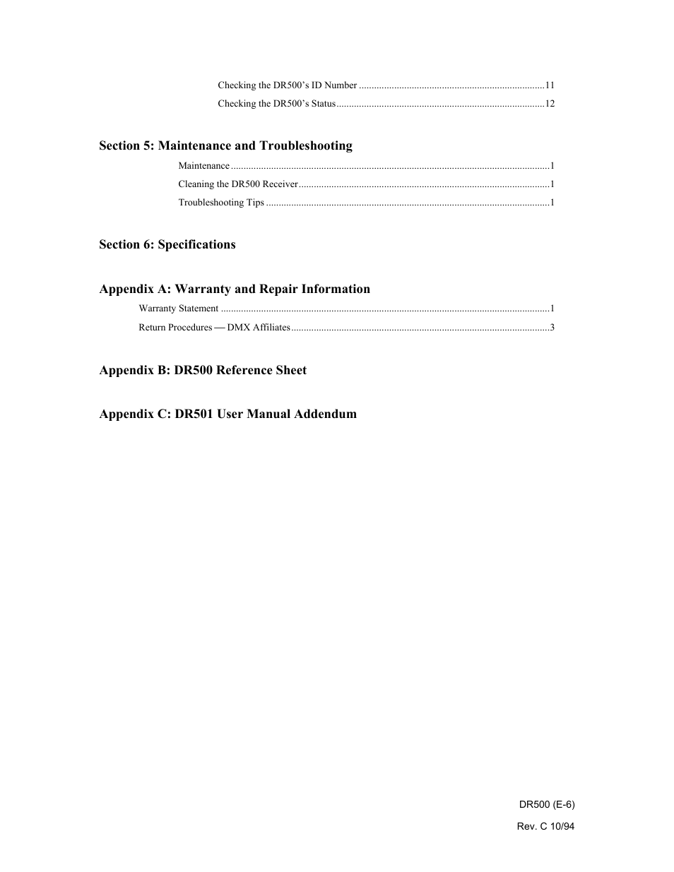 Philips Digital Audio Satellite Receiver DR500 User Manual | Page 6 / 47