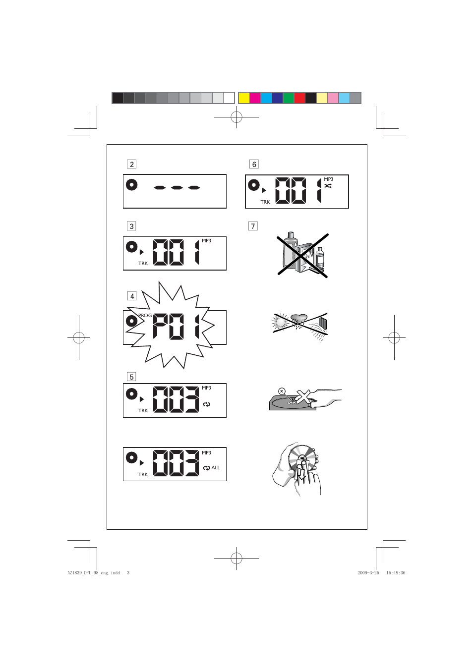 Philips AZ1839/98 User Manual | Page 3 / 14